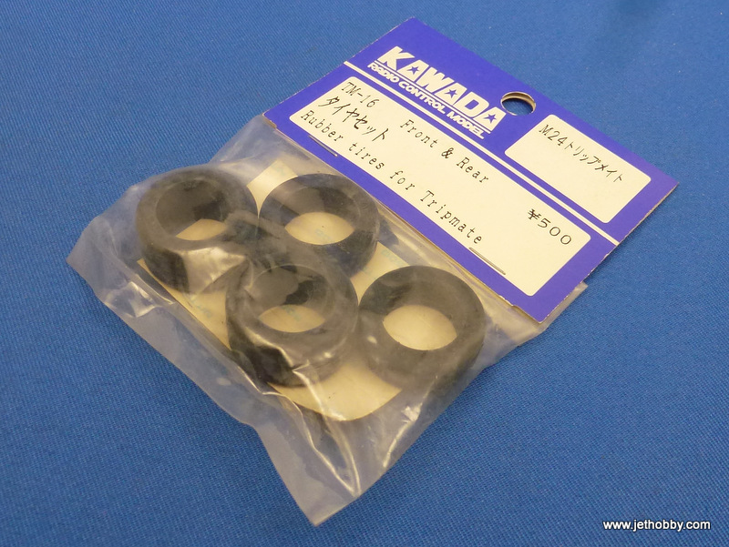 Kawada TM-16 - Front & Rear Rubber Tires (1:24 Tripmate)