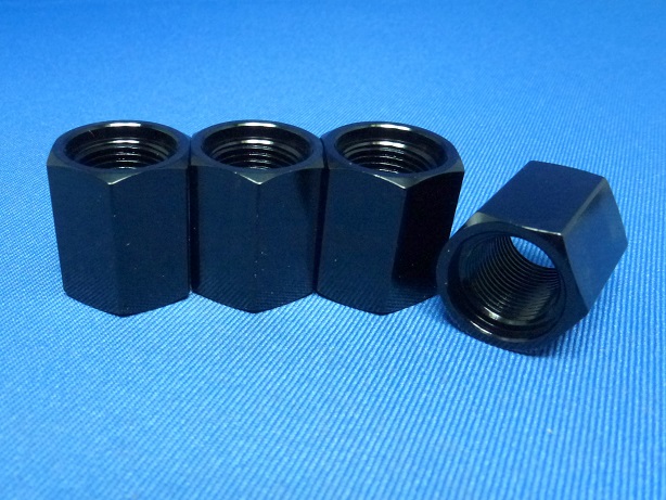Jet Racing T-28BK - Setting Wheel 17mm Nut Black 4pcs