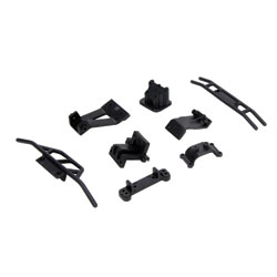 Losi LOSB1074 - Front Bumper and Mount, Support Set (Mini High Roller)