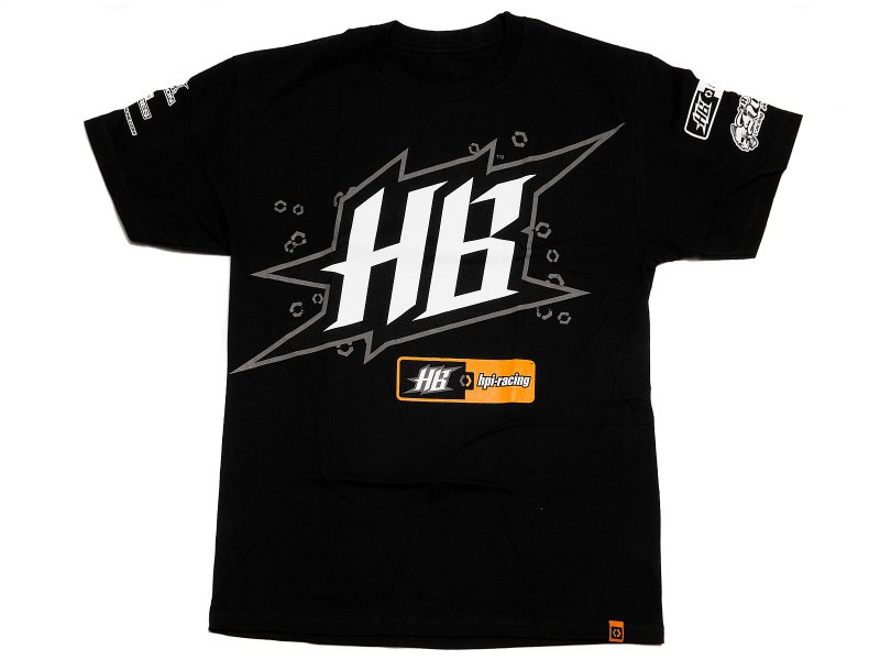 HPI 107483 - HPI HB Race T-Shirt Black Adult Large