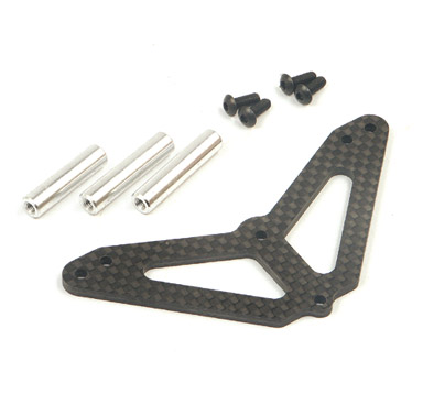 Hong Nor LS-13 - Graphite Upper Bumper Plate with Aluminum Posts  (LD3)