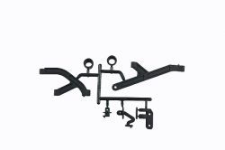 Hong Nor X3-49 - Body Post / Center Brace (X3, X3-GT)