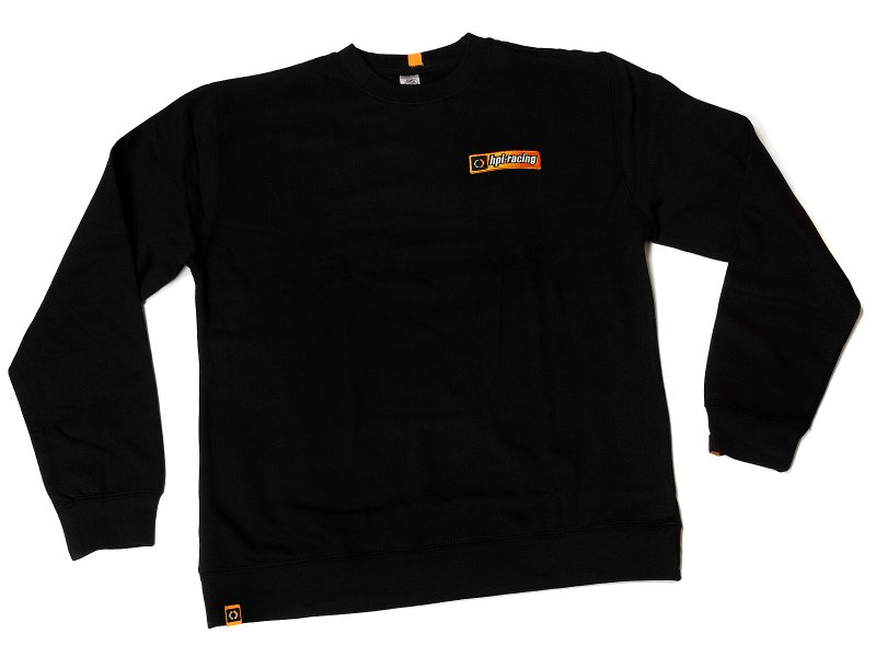 HPI 107477 - HPI Classic Long Sleeve Crew Sweatshirt Black Adult Large