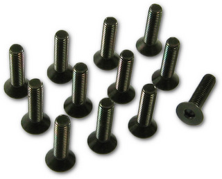 Tech 7209 - M3x12 Flat Head Screw, Hex Socket 12 pcs