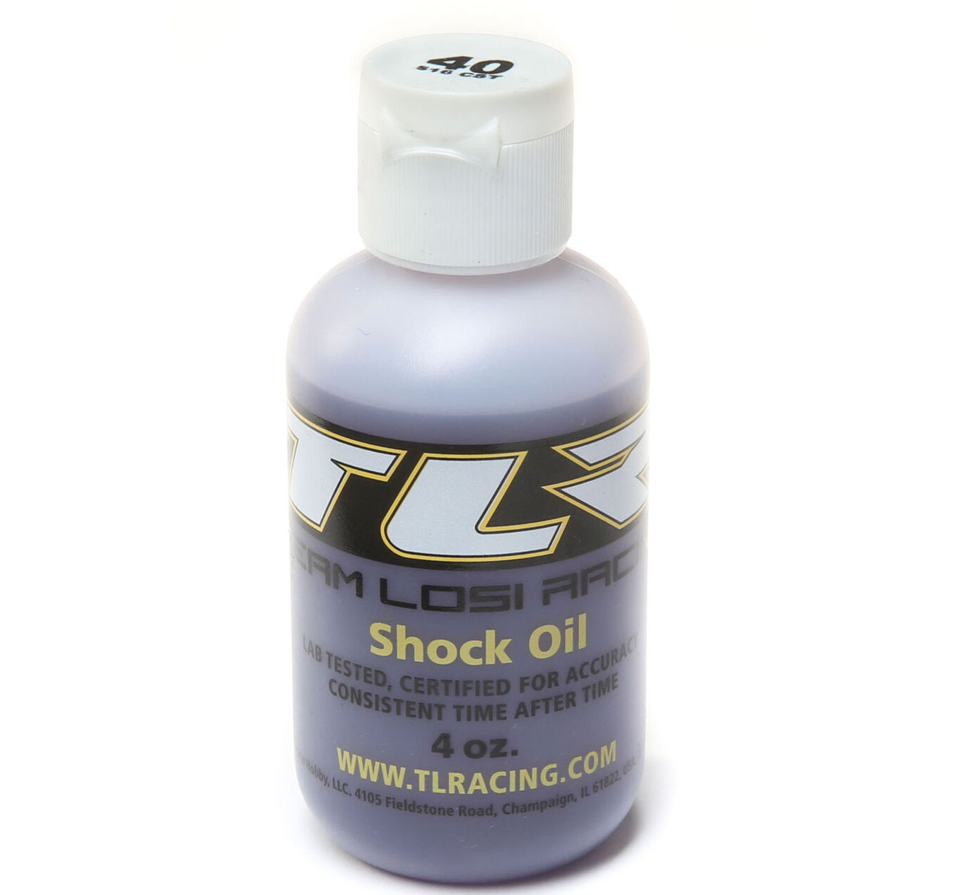 TLR 74025 - Silicone Shock Oil, 40WT, 516CST, 4oz