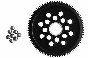 Kawada FOB-100 - Spur Gear 64P 100T (Tamiya F1)