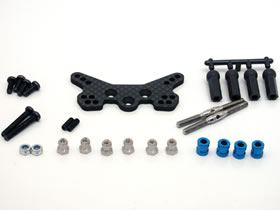 Square STD-203B - Graphite Front Shock Tower (Tamiya TT-02B)