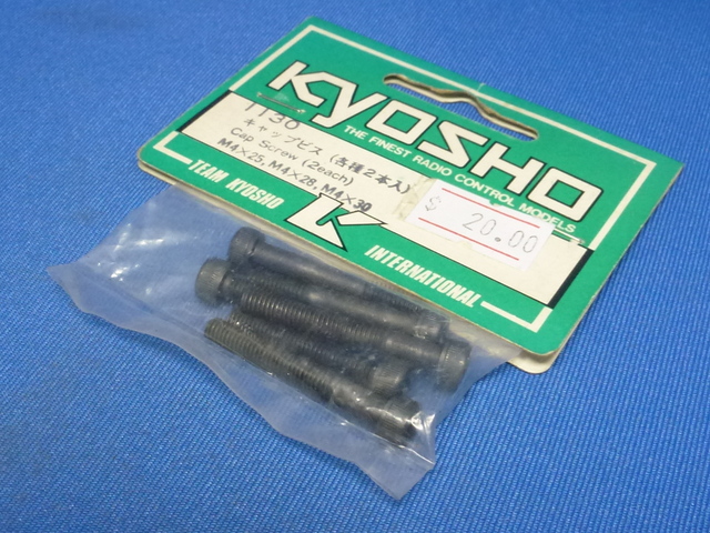 Kyosho 1130 - Cap Screw M4x25, M4x28, M4x30 2pcs Each