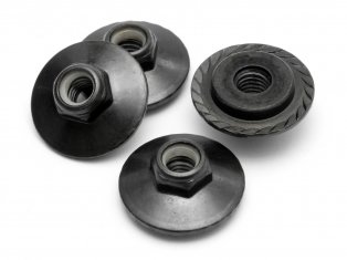 HPI Z680 - Flanged Lock Nut M5 x8mm (Savage X / XL / Flux, Trophy Buggy / Truggy, Savage Octane)