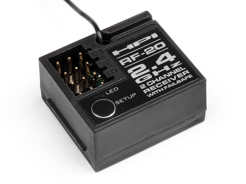 HPI 104059 - RF-20 Receiver, 2.4GHz 2-Channel
