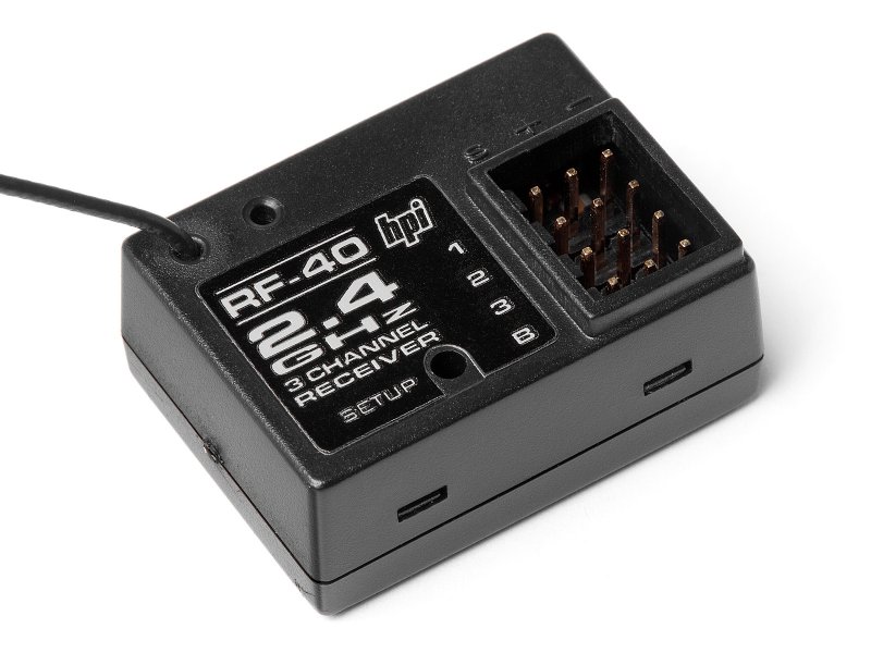 HPI 105383 - RF-40 Receiver, 2.4GHz 3-Channel