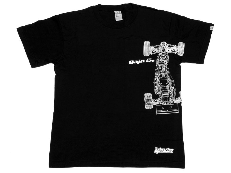 HPI 102048 - HPI Racing Baja 5B T-Shirt, Black, Adult, Small