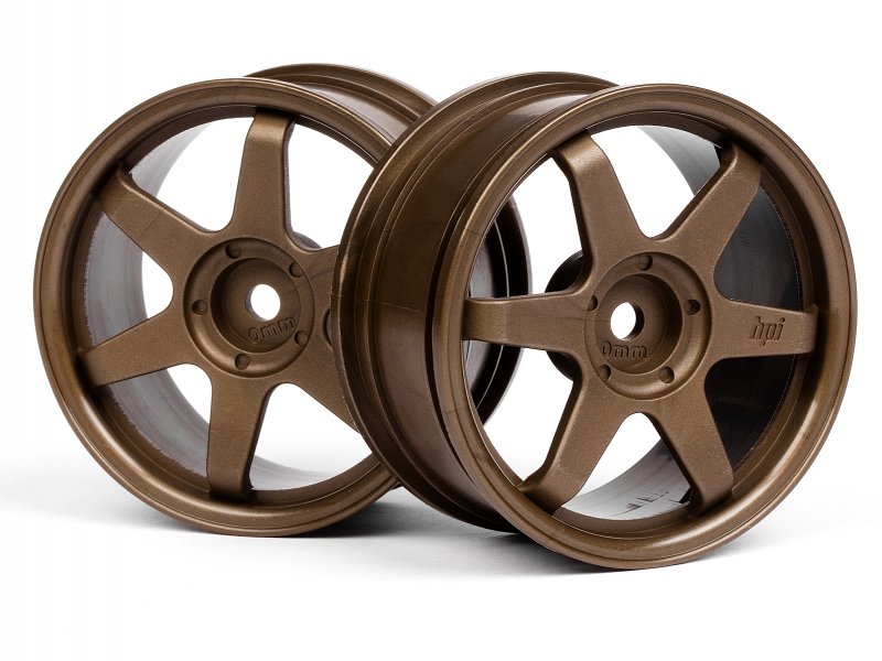 HPI 3838 - TE37 Wheel 26mm Bronze, 0mm offset