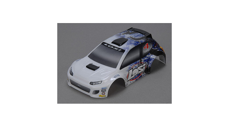 Losi LOSB1789 - 1:24 4WD Rally Painted Body, Blue 