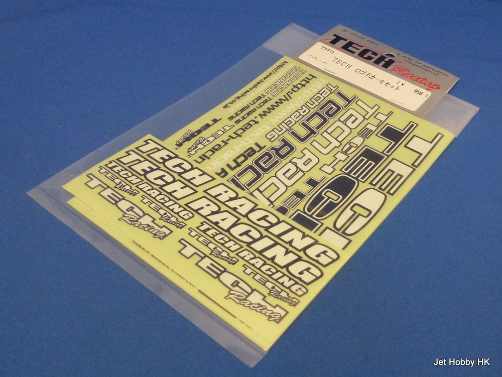 Tech Racing T6010 - Tech Racing Decal 12.8x18cm-2pcs 6x14cm-1pc 