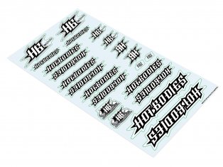 Hot Bodies 66870 - HB Team Decal Set, 41x22.5cm (Large/White)