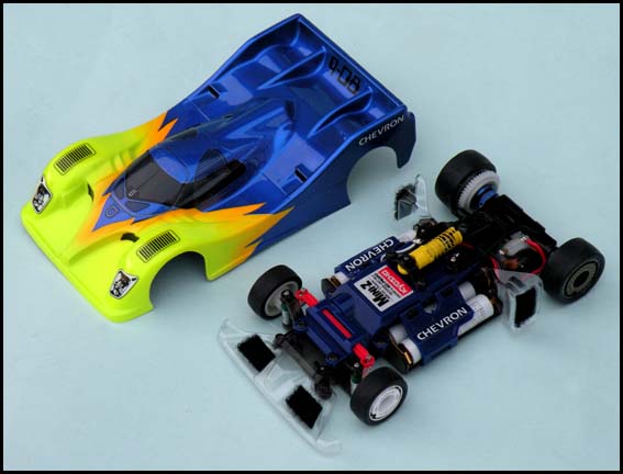 Chevron ZTC026 - LM Clear Body (Kyosho MR02, MR03)