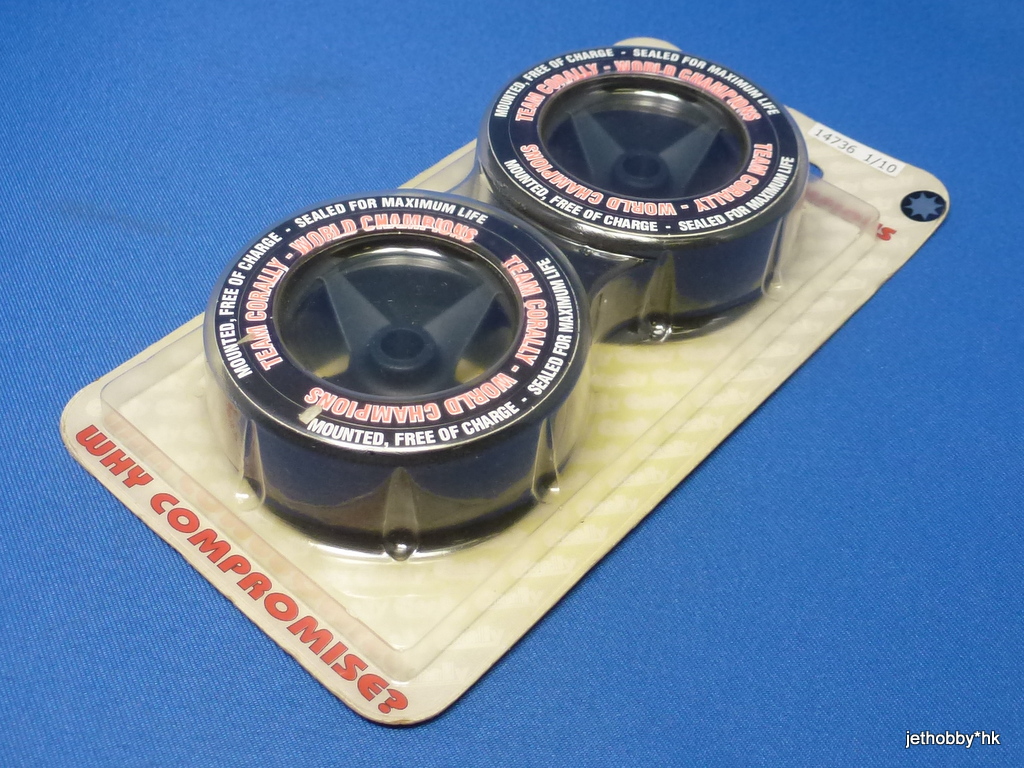 Corally 14736 - Glued SilverStar Dot Rubber on S4 S4 Front Wheel (1:10 Pan Car) 