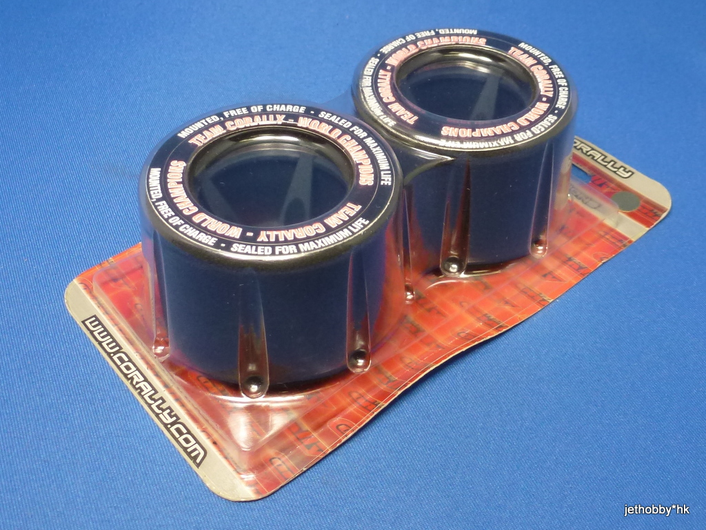 Corally 14706 - Glued Gold Dot Rubber on S4 Rear Wheel (1:10 Pan Car) 
