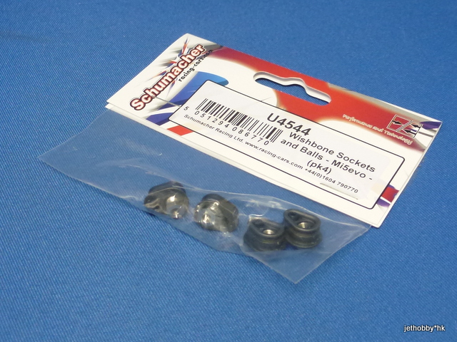 Schumacher U4544 - Wishbone Sockets & Balls (Mi5evo)