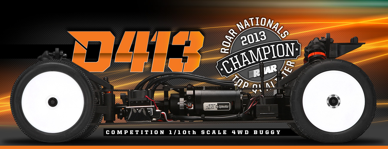 Hot Bodies 112723 - HB D413 4WD Racing Buggy Kit