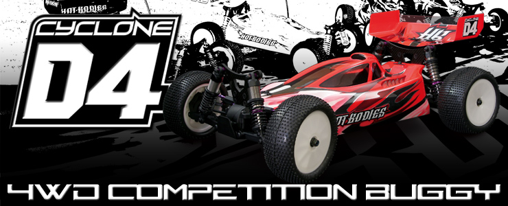Hot Bodies 61410 - Cyclone D4 Competition Buggy