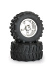 Hot Bodies HB61180 - Dagger Wheel With Deathgrip Tire 1pair (HPI Savage)