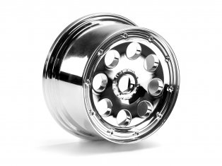 HPI 3338 - Outlaw Wheel Chrome 120x65mm -10mm Offset 2pcs *DISCONTINUED*