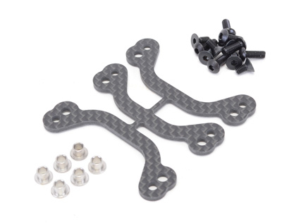 Schumacher U4601 - C/F Wishbone Strap Set (Mi5evo)