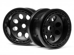 HPI 3212 - Rock 8 Bead Lock Wheel Black 55x36mm 2pcs