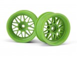 HPI 106772 - Hre C90 Wheel 26mm Green 6mm Offset 2pcs