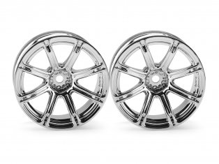 HPI 3302 - Work Emotion XC8 Wheel 26mm Chrome 9mm Offset