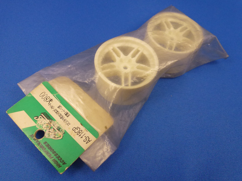 Cross AS-118GP - Twin 5-Spoke Wheel for Sponge Tire (Kyosho Super 10) *DISCONTINUED*