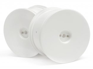 Hot Bodies 66630 - Rear Buggy Wheel White 2pcs (Lightning 10)