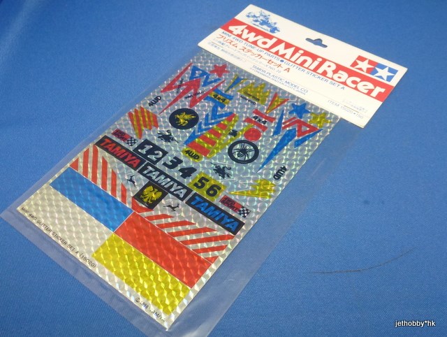 Tamiya 15020 - Mini 4WD Glitter Sticker Set A