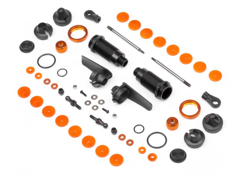 Hot Bodies 112788 - 12mm Big Bore Shock Set Front 88mm (D413)