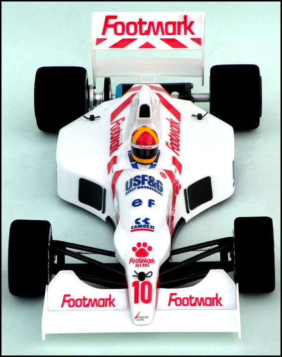 Chevron FSL030W - March 901 F1 Clear Body with White Wing (Tamiya F103, F104W)