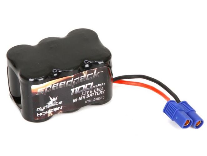 Dynamite DYNB0105EC - 7.2V 1100mAh NiMh 6C 3+3 EC3 Plug (1:18 SlickRock)