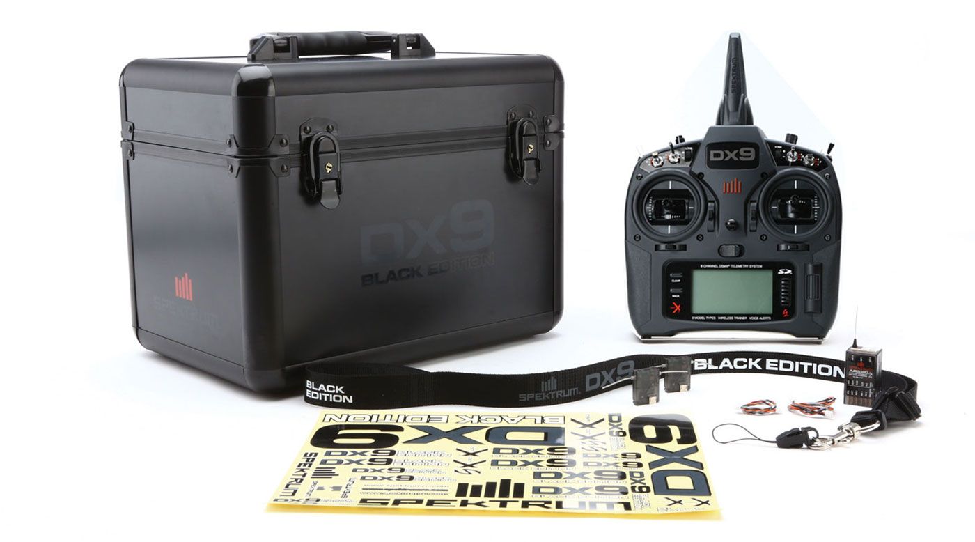 Spektrum SPM9900 - DX9 Black Edition 9-Channel DSMX® Transmitter with AR9020 Receiver