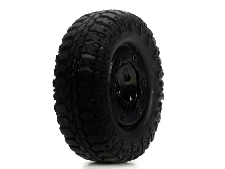 Losi LOSB1578 - Scale AT Tire & Wheel, Mounted 4pcs (1:24 Micro 4x4)