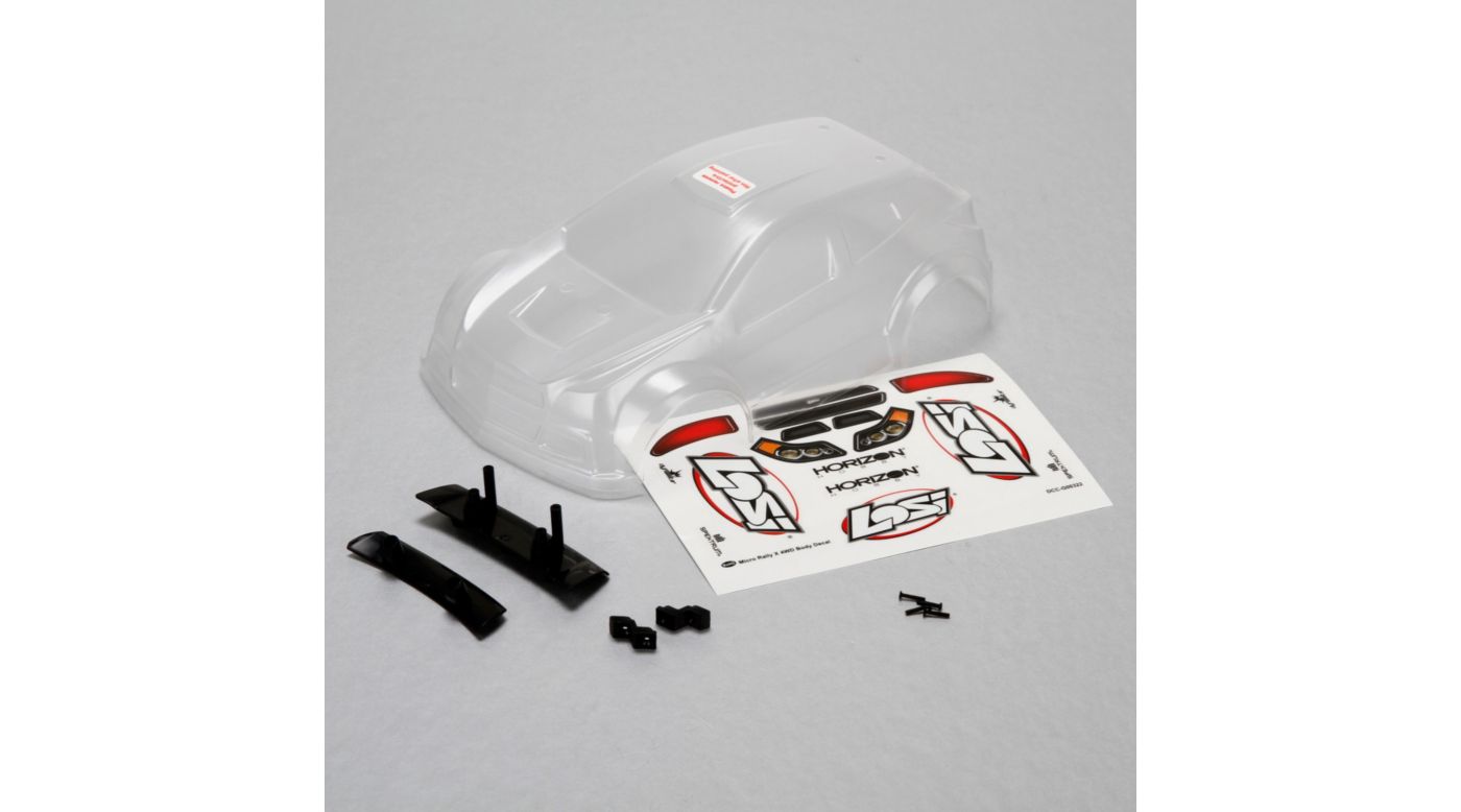 Losi LOS40001 - 1/24 Micro Rally Clear Body Set 