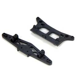 Losi LOSB1852 - Front / Rear Shock Tower & Lower Shock Mounts: MSCT