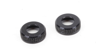 Schumacher U4557 - Shock Seal Cap, Black (Mi5evo)