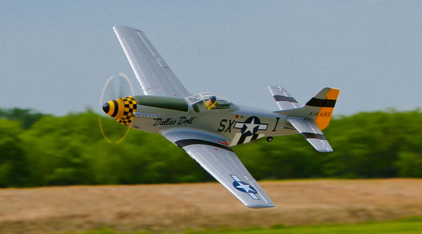 E-Flite EFL6750 - P-51D Mustang BNF Basic