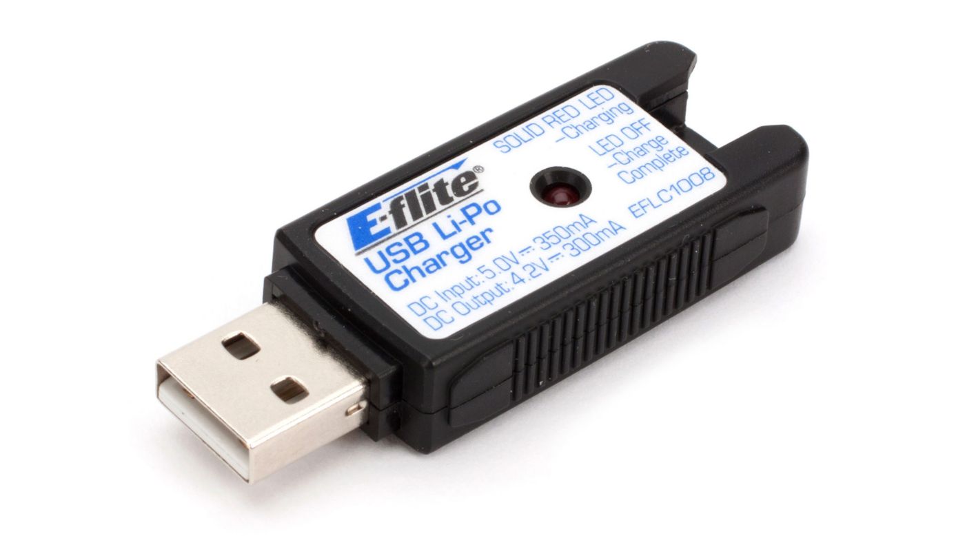 E-Flite EFLC1008 - 1S USB Li-Po Charger 
