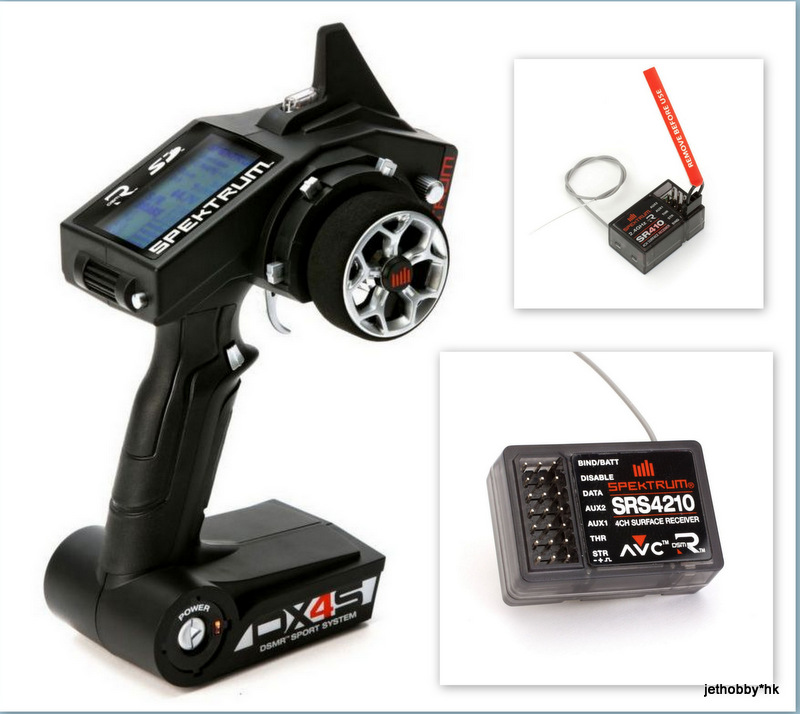 Spektrum SPM4010W - DX4S 4-Channel DSMR AVC Transmitter with SR410 & SRS4210