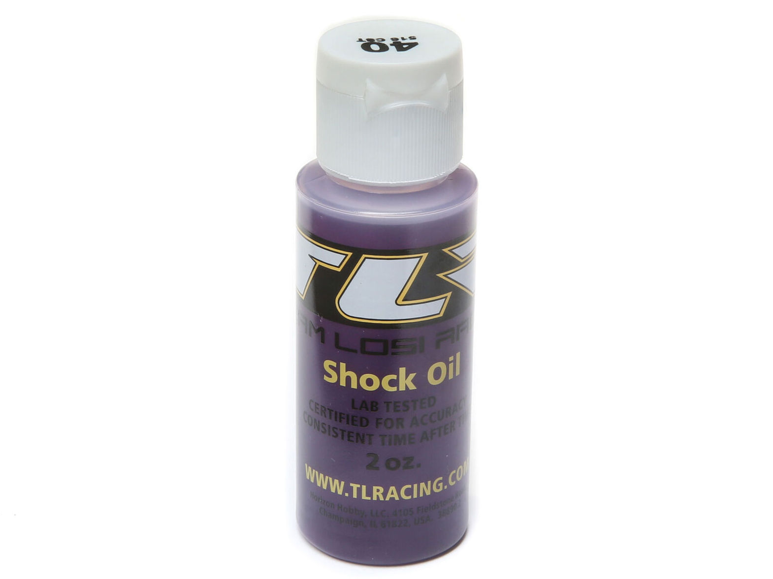 TLR TLR74010 - Silicone Shock Oil, 40WT, 516CST, 2oz