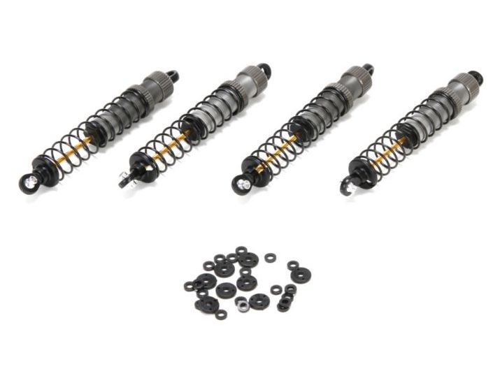 Vattera VTR313001 - Aluminum Shock Set with TiNi Shaft (Slick Rock)