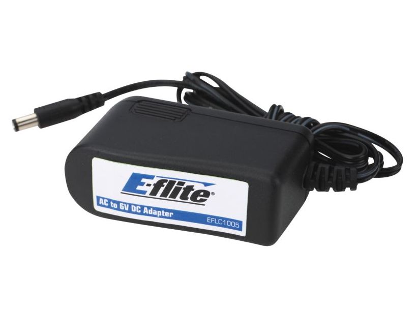E-Flite EFLC1005 - AC to 6VDC 1.5-Amp Power Supply
