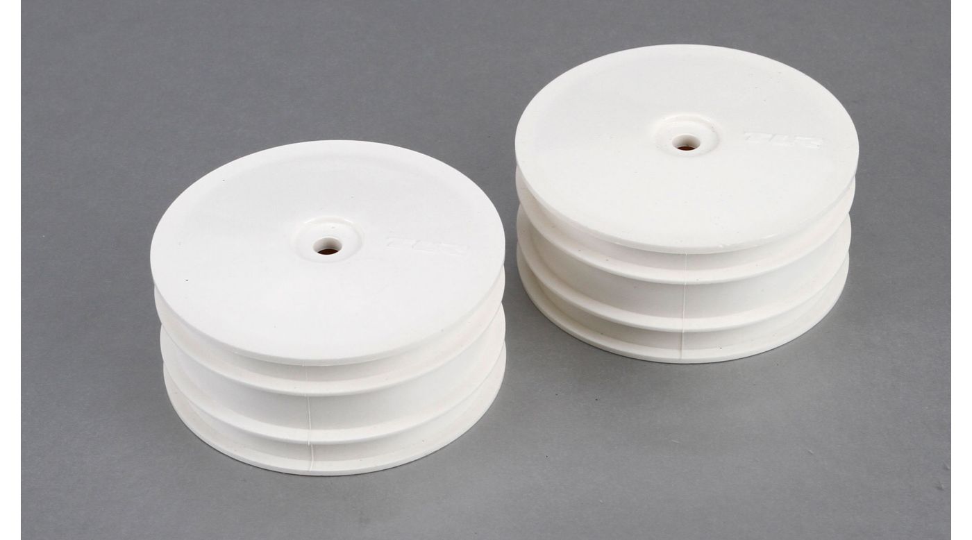 TLR TLR43005 - Front Wheel, White (22-4)